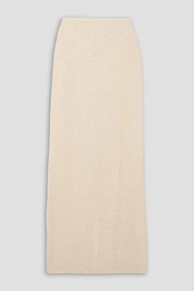  éterne - Emma Cashmere Maxi Skirt - White - M/l 