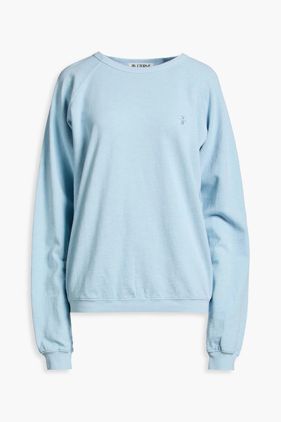 éterne - French Cotton-terry Sweatshirt - Blue - Xs 
