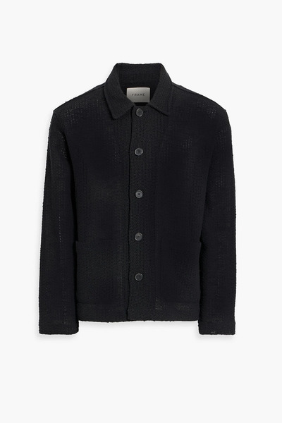  Frame - Crocheted Cotton-blend Jacket - Black - S 