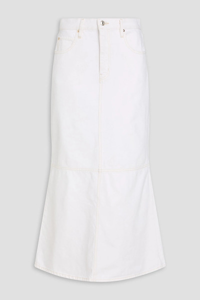  Frame - Denim Midi Skirt - White - 23 