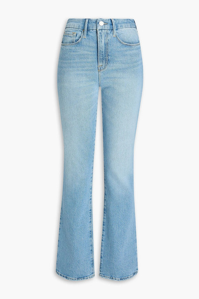  Frame - Le Super High Rise Mini Boot Faded High-rise Bootcut Jeans - Blue - 31 