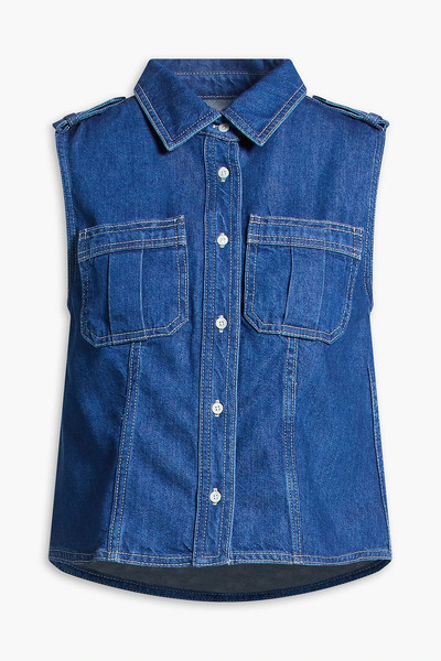  Frame - Major Denim Top - Blue - Xs 
