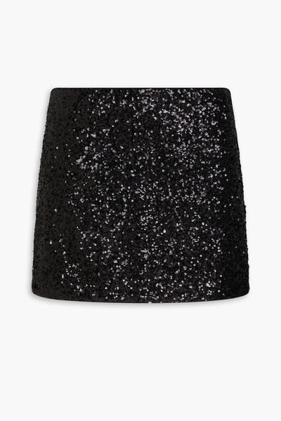  Frame - Sequined Tulle Mini Skirt - Black - Us 8 