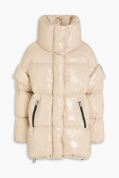  Herno - Quilted Glossed Shell Down Jacket - Neutral - It 38 