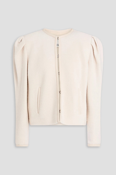  Isabel Marant - Zingy Pleated Wool-blend Bouclé Jacket - White - Fr 34 