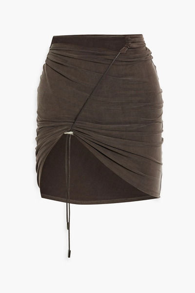  Jacquemus - Cupro-blend Jersey Mini Skirt - Brown - L 
