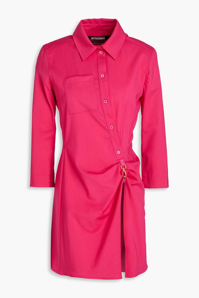  Jacquemus - Jocou Draped Wool-blend Tunic - Pink - Fr 34 