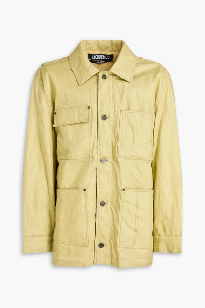  Jacquemus - Pescadou Coated Linen-canvas Field Jacket - Green - It 46 