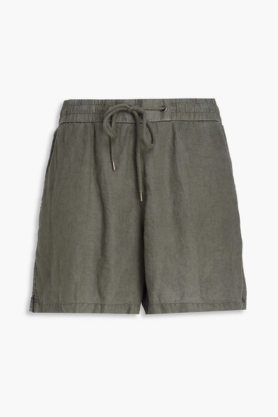  James Perse - Linen Shorts - Green - 0 