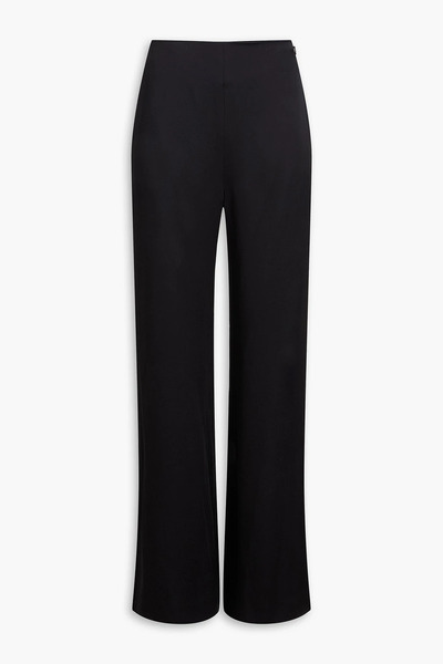  Jenny Packham - Satin Flared Pants - Black - Uk 8 