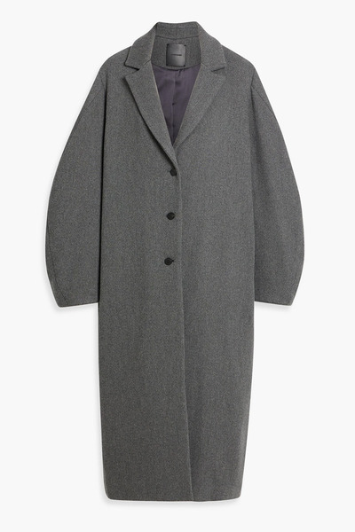  Le 17 Septembre - Wool-blend Twill Coat - Gray - Fr 34 