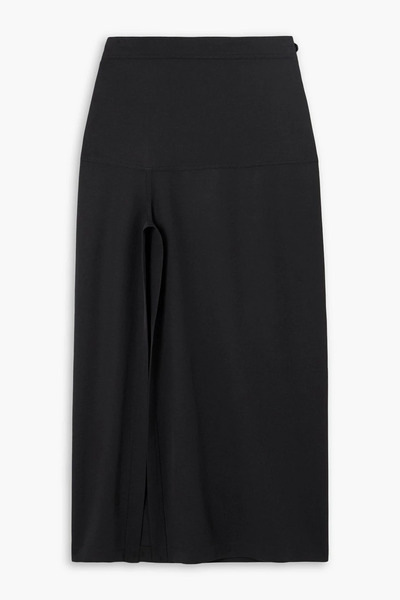  Lemaire - Buckled Wool-blend Midi Skirt - Black - Fr 38 