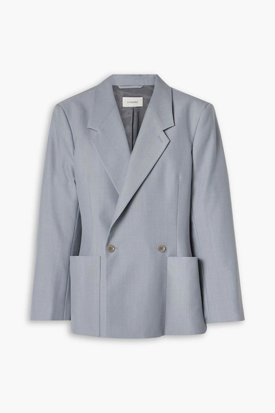  Lemaire - Double-breasted Woven Blazer - Blue - Fr 32 