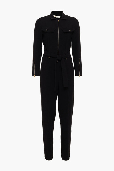  Maje - Crepe Jumpsuit - Black - Fr 34 
