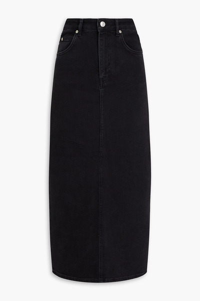  Maje - Denim Midi Skirt - Black - Fr 34 