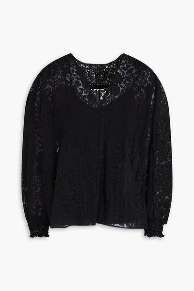  Maje - Jacquard Blouse - Black - 1 