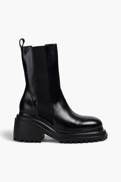  Maje - Leather Chelsea Boots - Black - Eu 40 