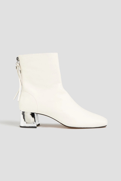  Maje - Patent-leather Ankle Boots - White - Eu 37 