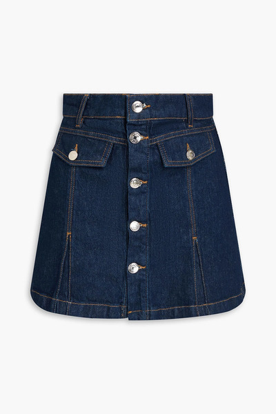  Maje - Skirt-effect Denim Shorts - Blue - Fr 42 