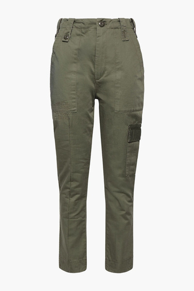  Marc Jacobs - Cotton-gabardine Slim-leg Pants - Green - Us 2 