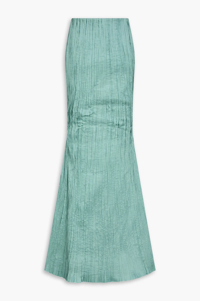  Marmar Halim - Plissé-taffeta Maxi Skirt - Green - Fr 36 