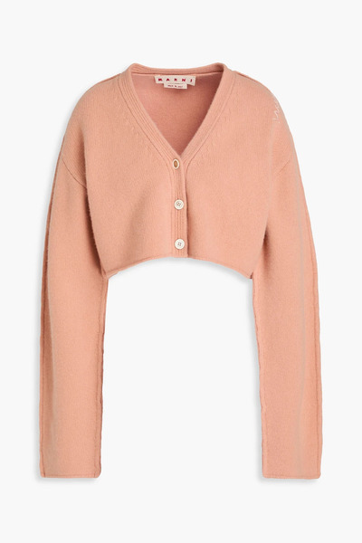  Marni - Cropped Wool Cardigan - Orange - It 38 