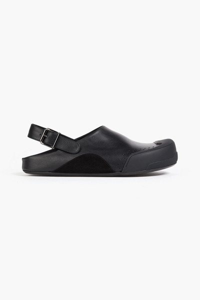  Marni - Leather Slingback Clogs - Black - Eu 41 