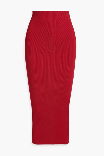  Marni - Ribbed-knit Midi Skirt - Red - It 44 