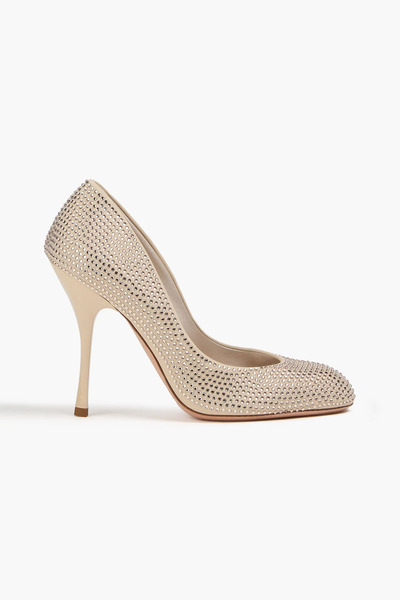  Max Mara - Marilyn Crystal-embellished Jersey Pumps - Neutral - Eu 36 