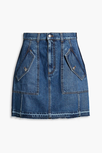  Mcqueen - Denim Mini Skirt - Blue - It 40 