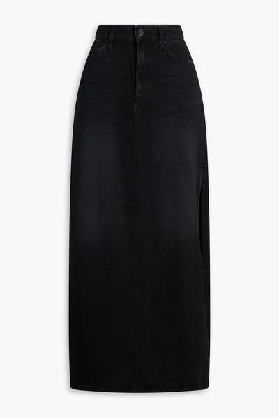  Mother - Denim Maxi Skirt - Black - 25 
