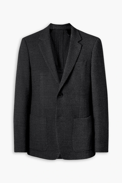  Mr P. - Regular-fit Checked Wool-blend Bouclé Blazer - Gray - Us 44 