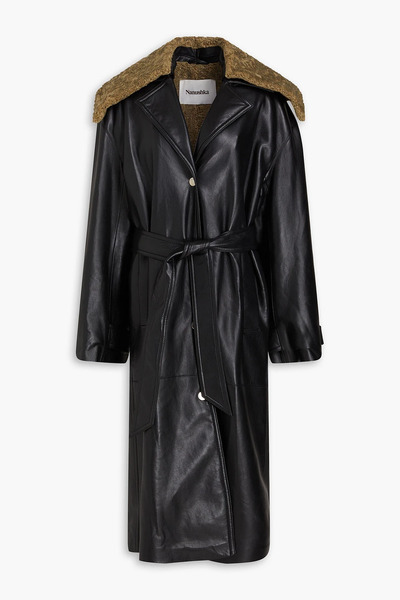  Nanushka - Teddy Fleece Coat - Black - M 