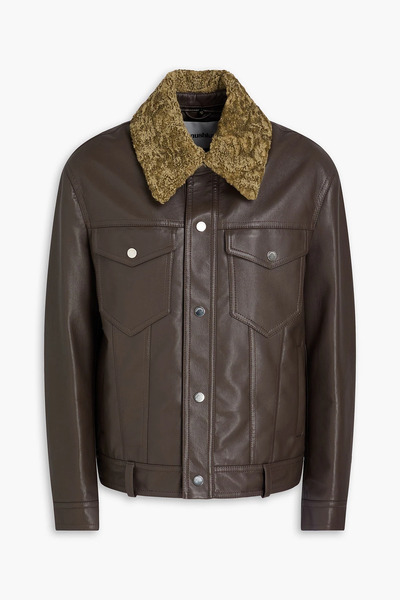  Nanushka - Teddy Fleece-trimmed Jacket - Brown - S 