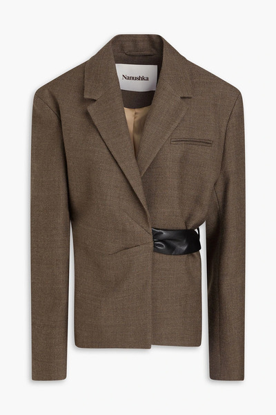  Nanushka - Wool-tweed Blazer - Neutral - L 
