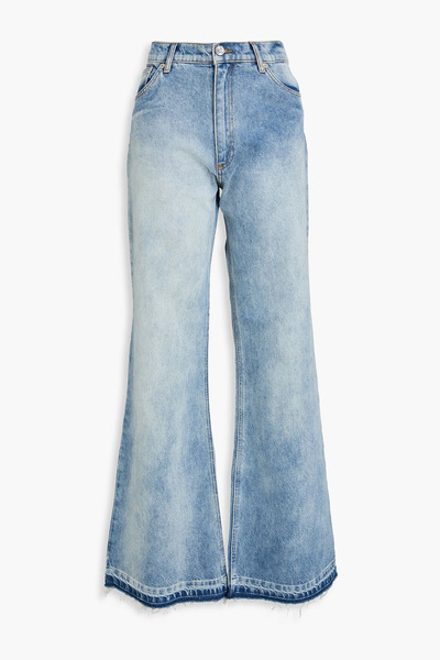  Natasha Zinko - Embroidered High-rise Flared Jeans - Blue - L 