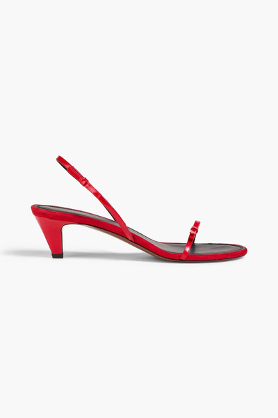  Neous - Diwo Glossed-leather Slingback Sandals - Red - Eu 37 