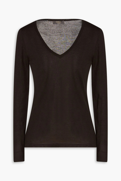  N.peal - Cashmere Sweater - Brown - S 