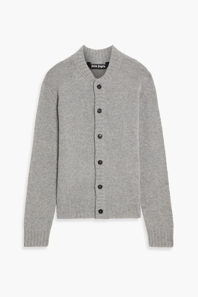 Palm Angels - Intarsia Wool-blend Cardigan - Gray - L 