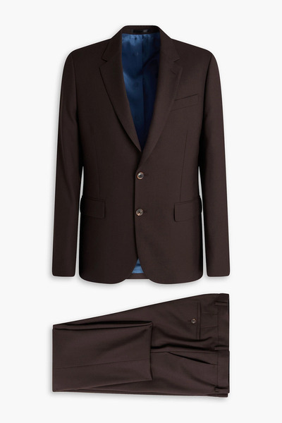  Paul Smith - Wool-twill Suit - Brown - Us 40 