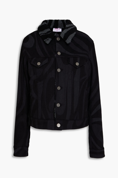  Pucci - Printed Denim Jacket - Black - It 38 