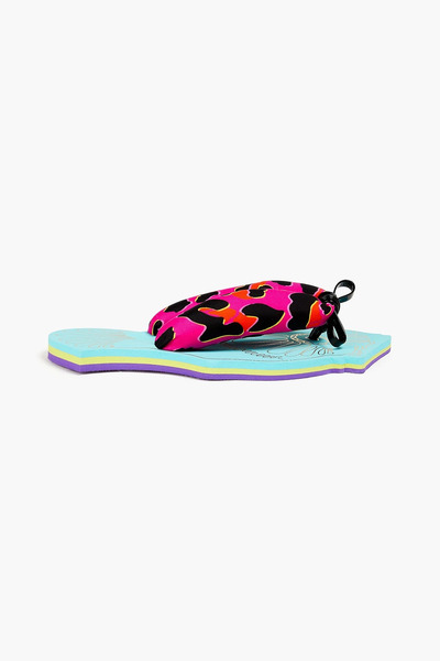  Pucci - Printed Jersey Flip Flops - Pink - Eu 36 