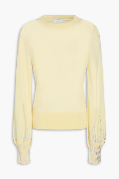  Rabanne - Studded Wool Sweater - Yellow - S 