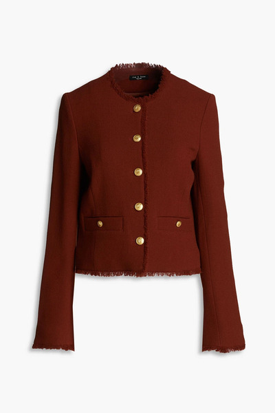  Rag & Bone - Carmen Wool-crepe Jacket - Red - Us 00 