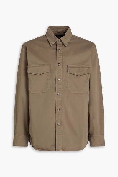  Rag & Bone - Cotton-blend Sateen Shirt - Green - S 