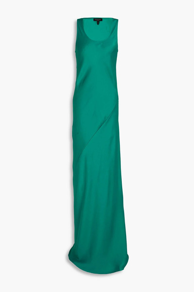  Rag & Bone - Daisy Satin Maxi Dress - Green - Us 0 