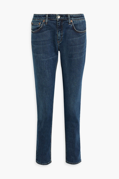  Rag & Bone - Dre Slim Boyfriend Jeans - Blue - 26 