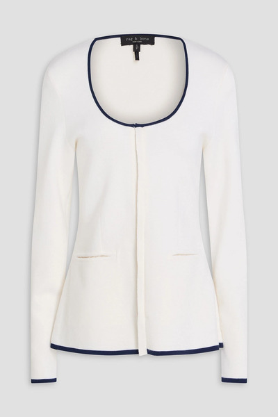  Rag & Bone - Ella Merino Wool-blend Cardigan - White - S 