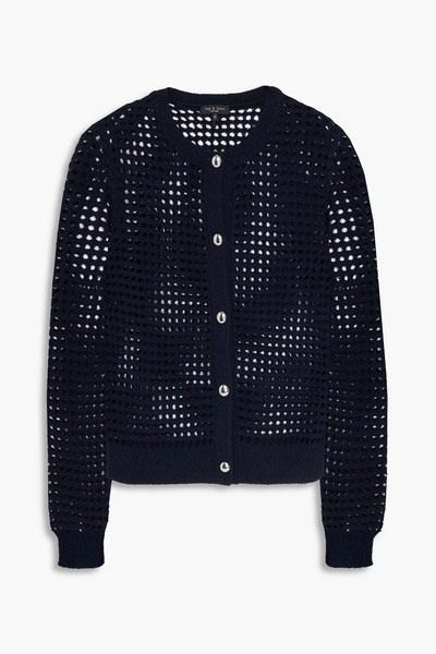  Rag & Bone - Ezra Open-knit Cardigan - Blue - Xs 