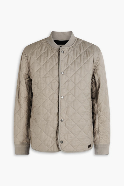 Rag & Bone - Focus Quilted Cotton-blend Twill Jacket - Gray - Xl 
